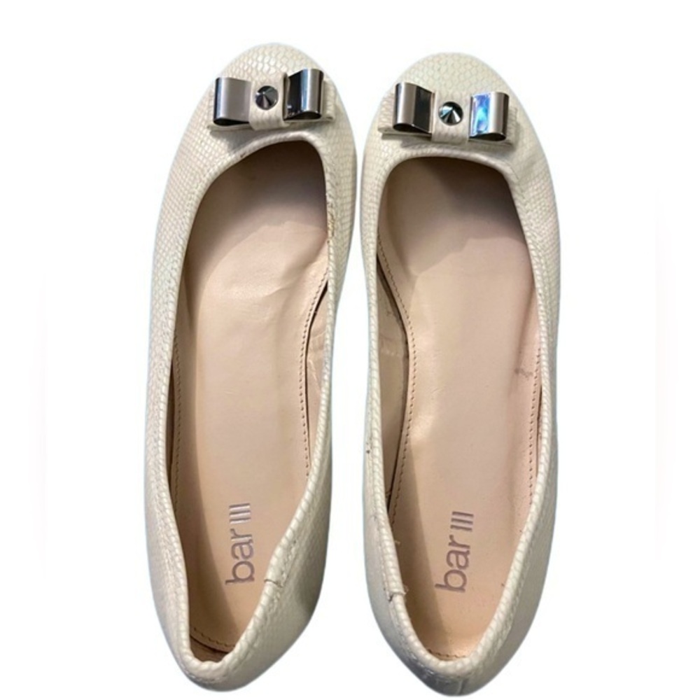 Bar III Cream Flats | Women’s Size 8 | Like New